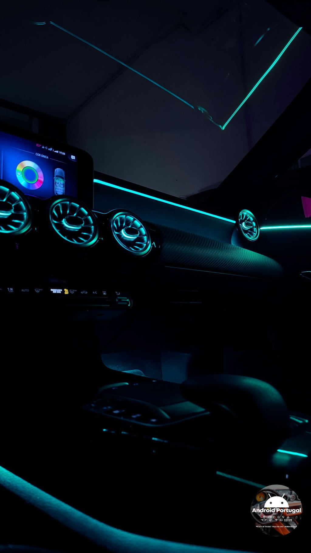 Frontal/Traseiras Air Vents Mercedes Class A/CLA 2018-2025