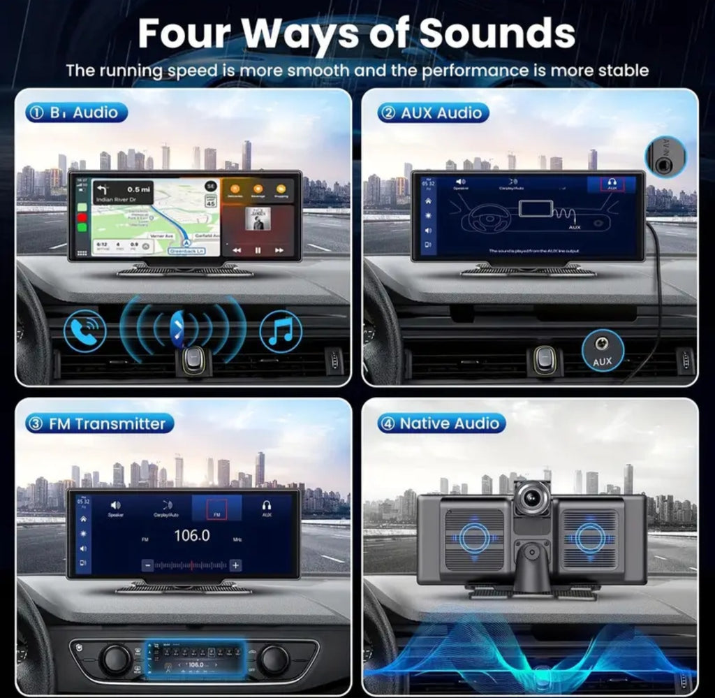 9.45" Universal Linux Carplay e Android Auto