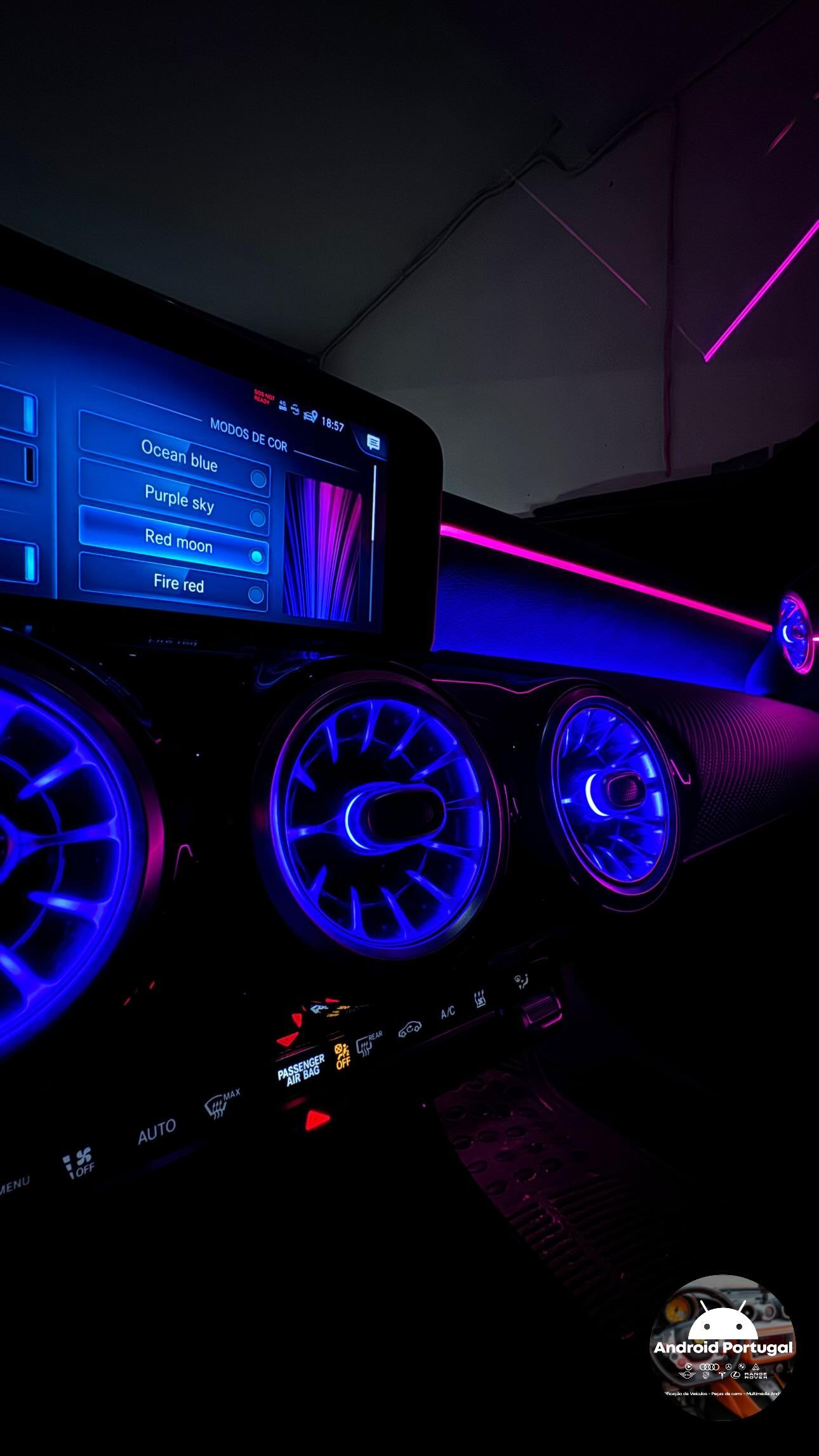 Frontal/Traseiras Air Vents Mercedes Class A/CLA 2018-2025