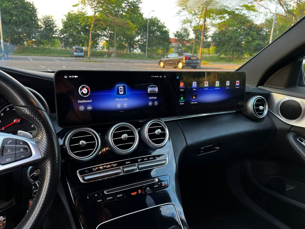 Tela Dupla Mercedes Class C 8RAM/128GB Android 13