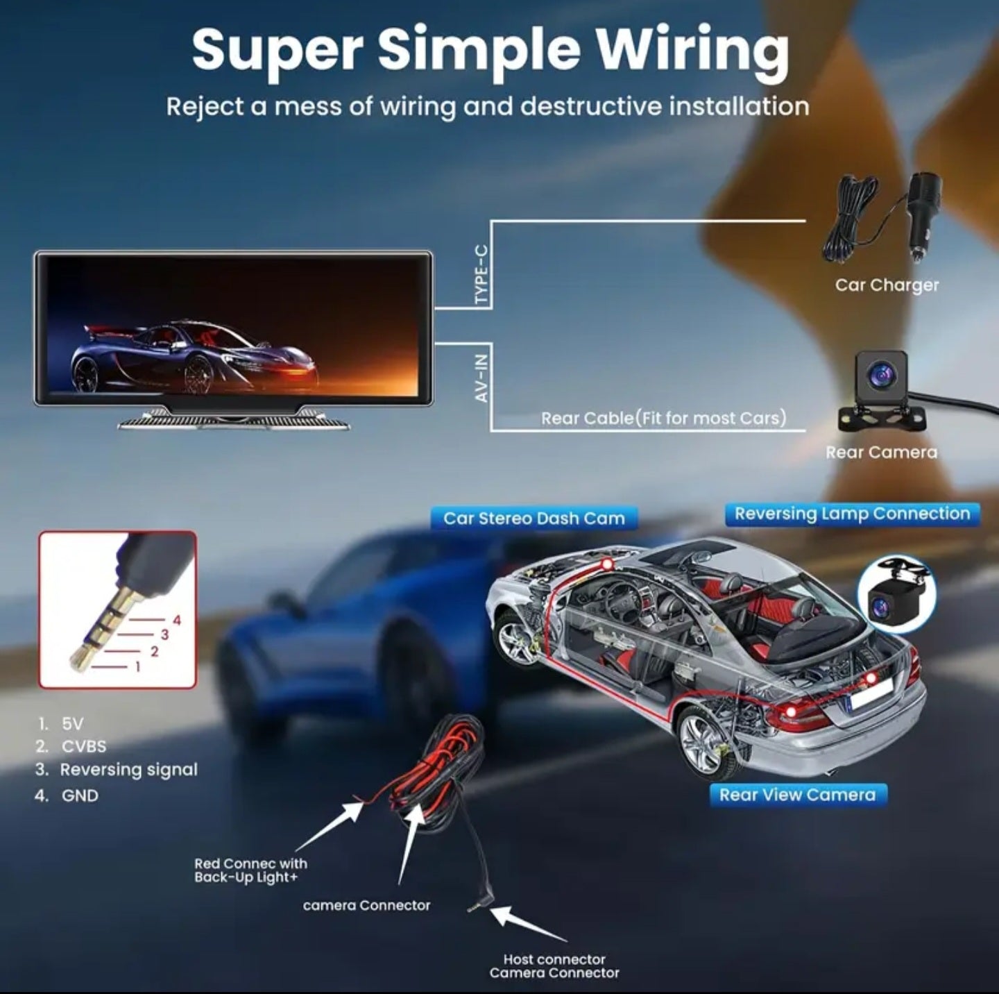 9.45" Universal Linux Carplay e Android Auto